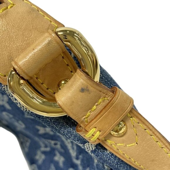 Auth LOUIS VUITTON Camera Bag M95348 Blue Monogram Denim - SR0027 Shoulder Bag - Picture 11 of 16